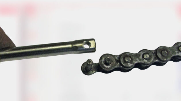 Part of a boat steering system