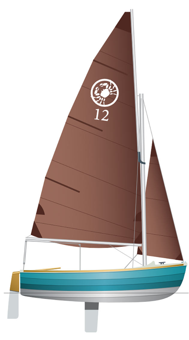 Plan of Cornish Crabber 12