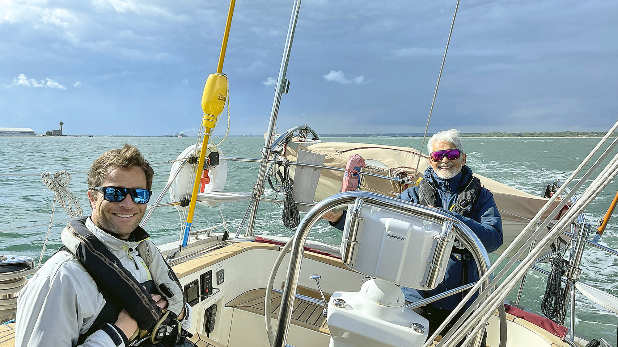 Crew setting out on an ocean crossing
