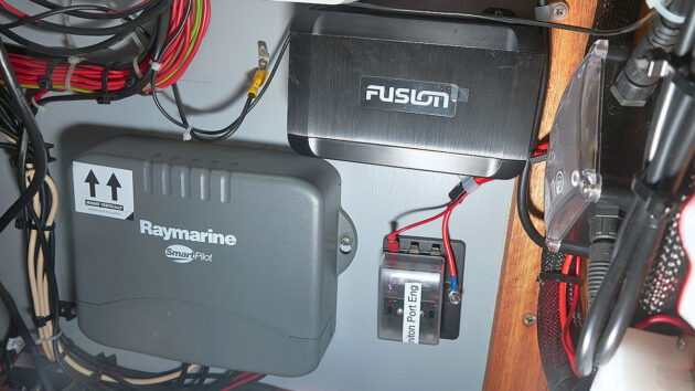  Fusion BB10 Black Box radio installed on a boat