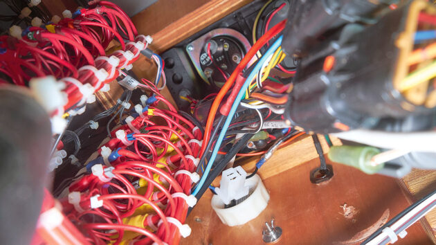 Wiring on a boat