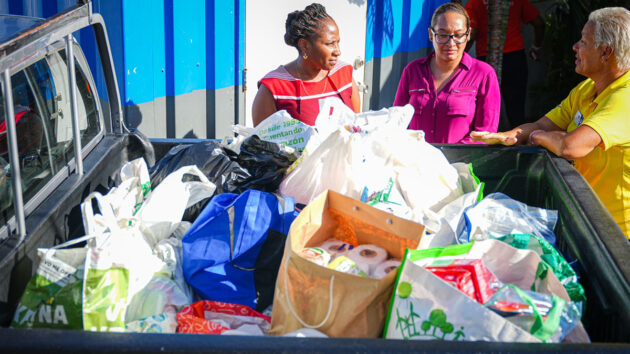 Leftover provisioning donated to The Boys Training Centre in St Lucia. Credit: WCC