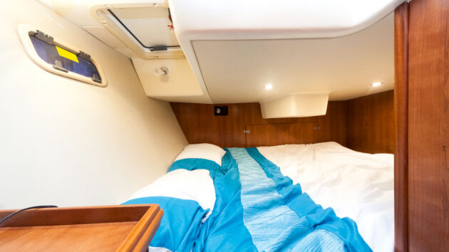 A berth on a sailing yacht