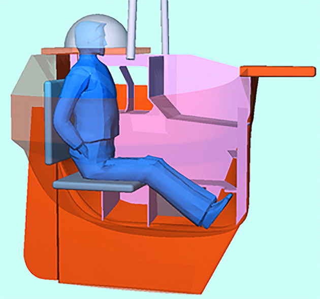 A sketch showing a man sitting in a boat