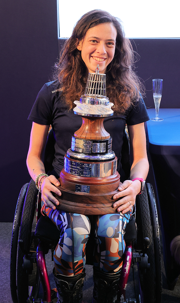 Jazz Turner after winning the Yachtsman of the Year 2025 award