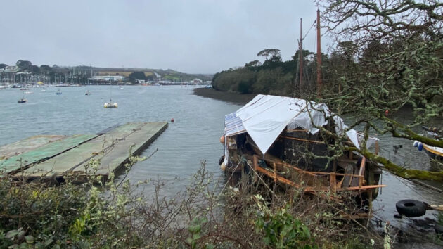 Keewaydin, a 1913 Lowestoft wooden trawler, had been subject to two years of work by Sailors Creek community interest company (CIC) volunteers led by master shipwright Spike Davies before the devastating fire on 19 February. Credit: Sailors Creek CIC