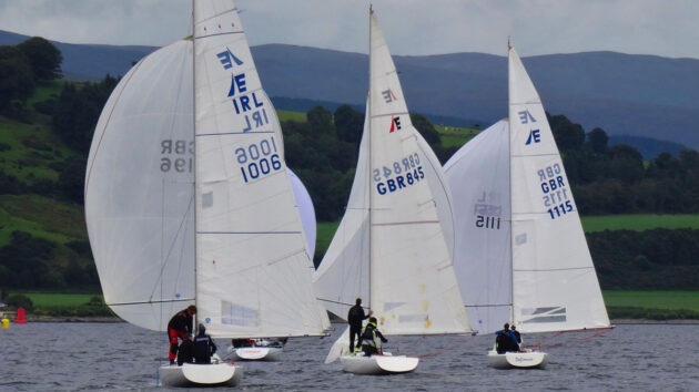The Clyde Etchell's keelboat fleet sailing. Credit: www.clydeetchells.co.uk