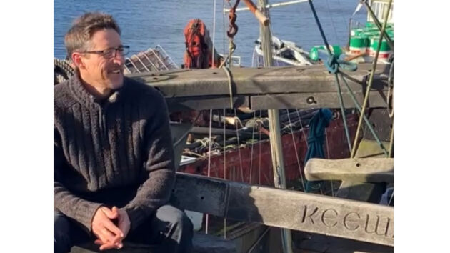 Master shipwright Spike Davies lost all of his tools and equipment in the Keewaydin boat fire. Credit: Sailors Creek CIC