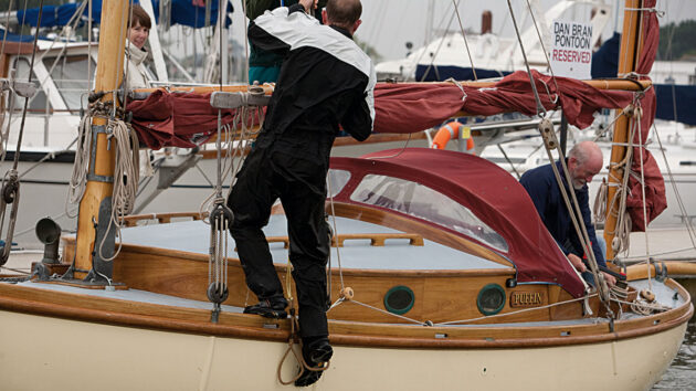 A man being recovered from the water
