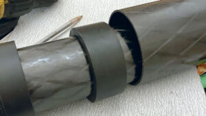 End spacers for a spinnaker pole