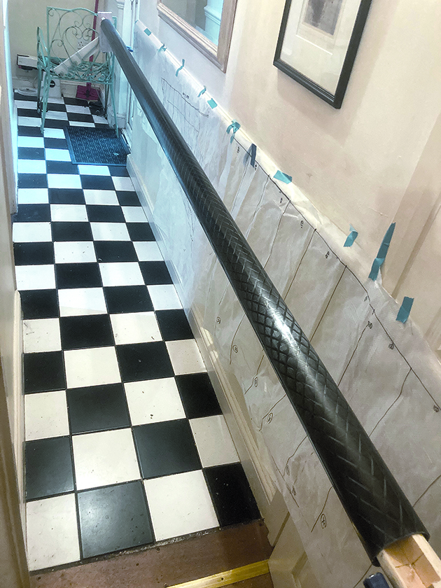 A spinnaker pole for a yacht