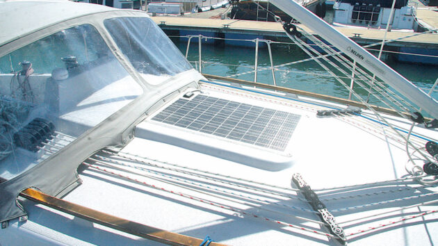 Boat solar panels