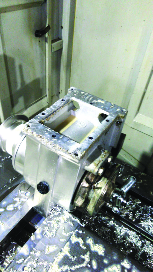 Bottom of an anchor windlass