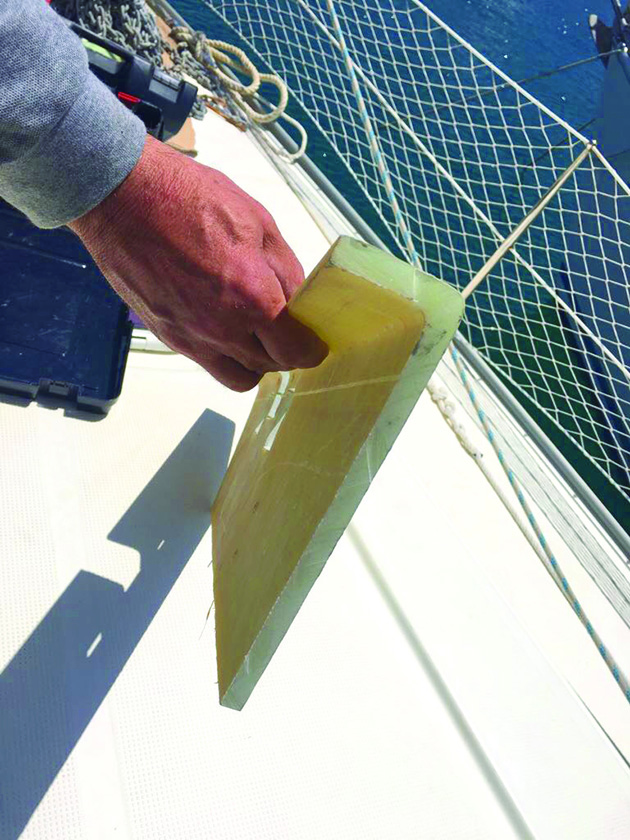 A piece of glassfibre