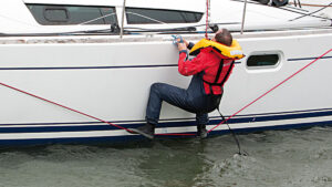MOB recovery onto a yacht