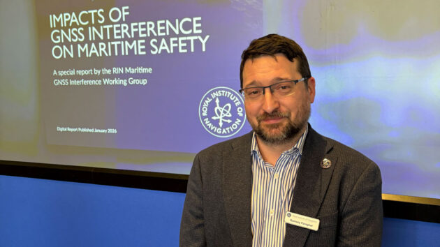 Royal Institute of Navigation chief executive Dr Ramsey Faragher