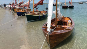 Tideway cruising dinghies beached
