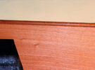 Plywood veneer on a boat