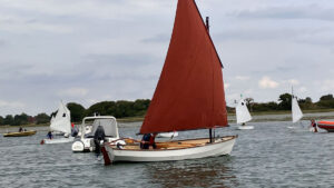 Clive Marsh’s old Dabber with boom droop