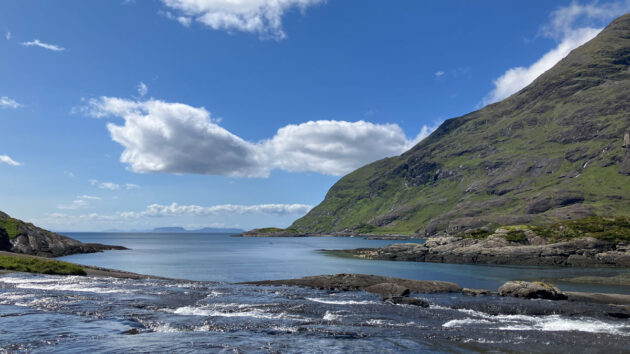 A quieter spot than Scavaig can be found behind Eilean Reamhar. Credit: Michael Skidmore