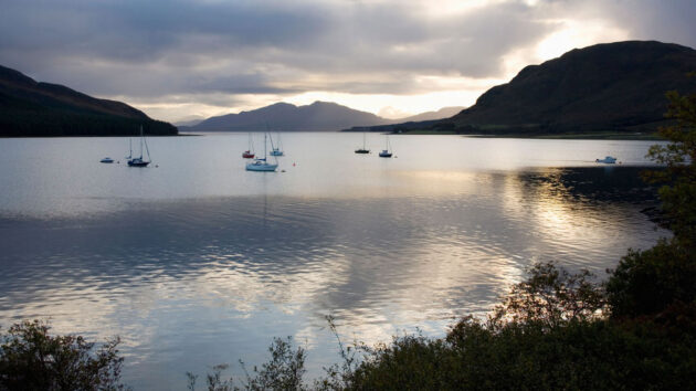 Anchorage at Caolas Scalpay. Credit: Ruth Tomlinson/robertharding/Alamy