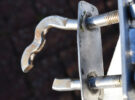 A broken chainplate on a boat