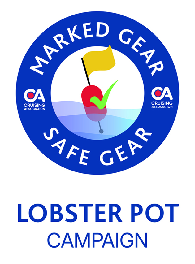 MArked Gear = Safe Gear logo for the CA's lobster pot campaign