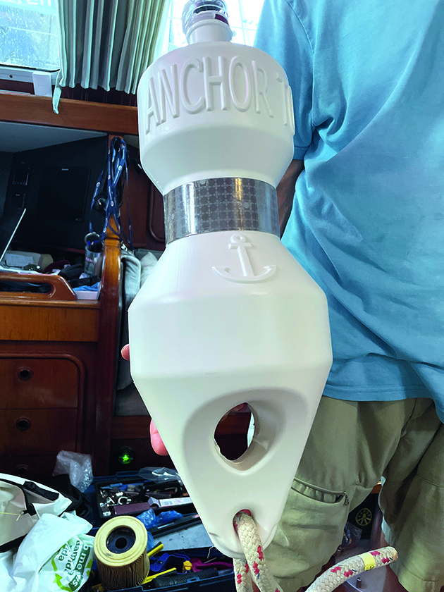 An Ocean Anchor mooring buoy 