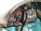 Primary fuel filter and others parts of a boat engine