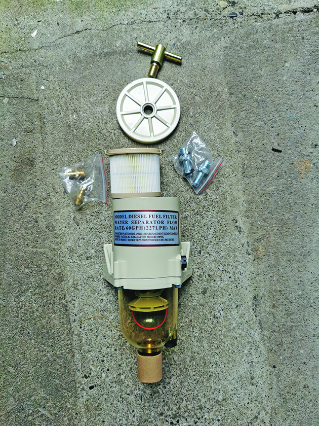 Racor 500FG drop-in filter for a boat engine