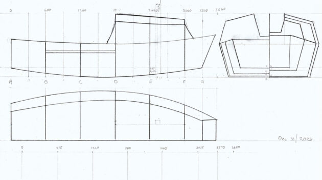 Plans for a trailer-sailer boat