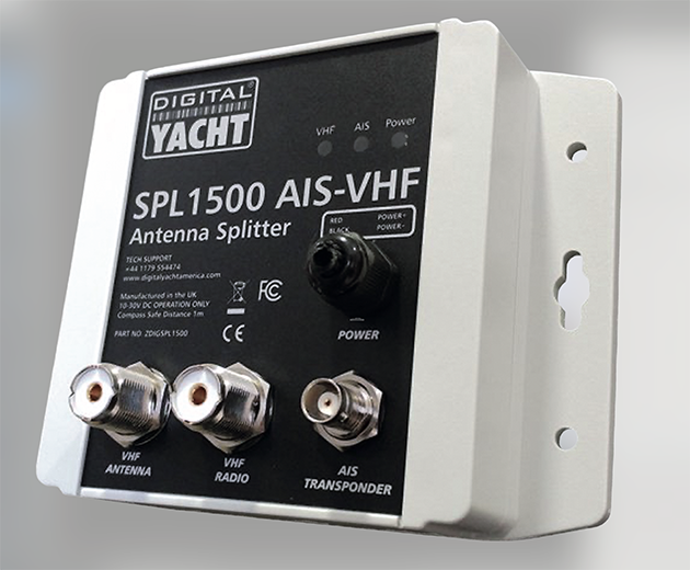 A VHS AIS antenna splitter