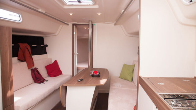 Interior of the Varianta 37 sailing yacht