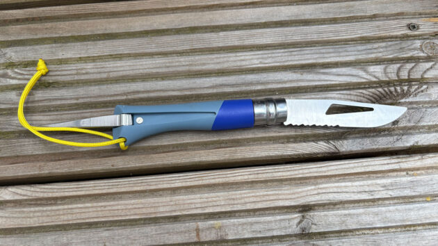 An opinel No 9 ocean knife unopened