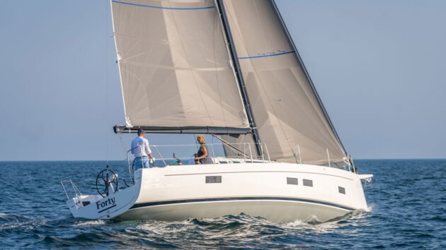 J/40 sailing yacht which will be one of the boat launches at the Southampton Boat Show 2026