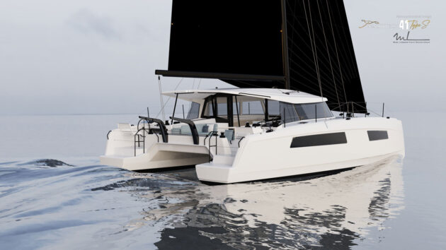 Nautitech Catamaran N41 Type S render