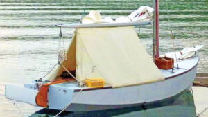 The Grey Boat moored