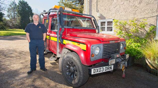 Martin Groom shortly before he was dismissed from the Coastguard Rescue Service in 2020