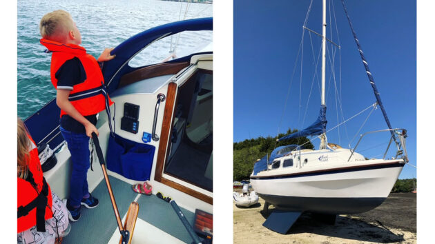 With a 49% ballast ratio, twin keels,and spade rudder, the Pageant 23 is known for being predictable and safe in most conditions. Credit: Ashley Taylor/WOA