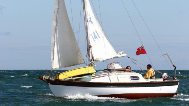 The Westerly 22 was a sturdy littlecruiser: Simon Baddeley and Sue Pulford sailed Young Tiger across the Atlantic in 1965. Credit: David Harding/SailingScenes.com