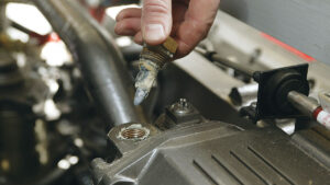 An engine anode. They need to be made of specific metal if regularly flushing an engine