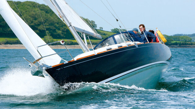 A boat sailing