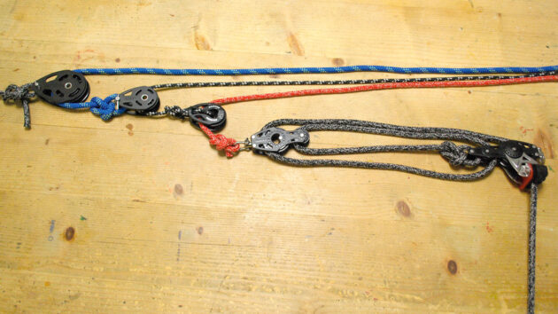 Adjustable backstay cascade for a yacht