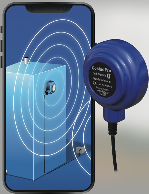 A wireless device that can measure levels in a boat holding tank