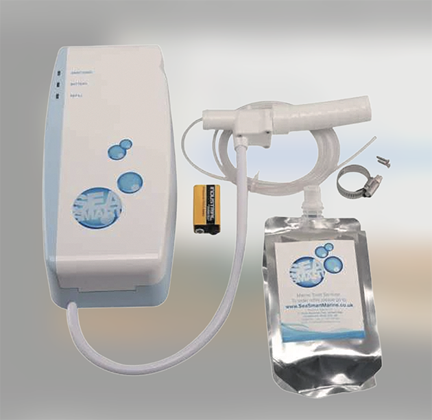 Seasmart system to keep boat toilets smelling fresher