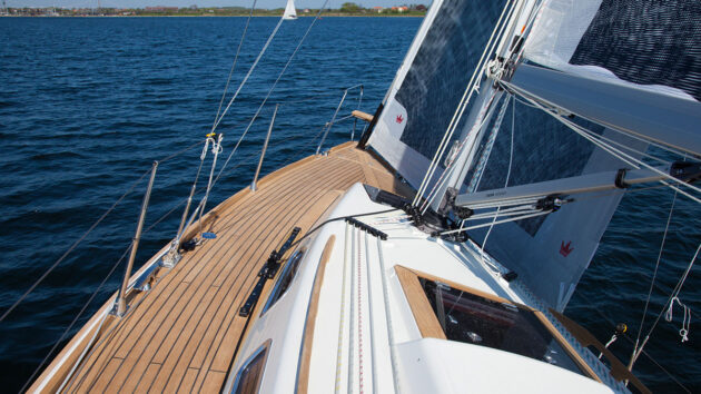 Cockpit of a boat