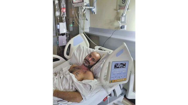 Alex in an intensive care unit Guatemala City. Credit: ALex Carter
