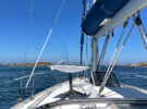 Starlink satellite communications gear aboard a yacht. Credit: Steve Hodges