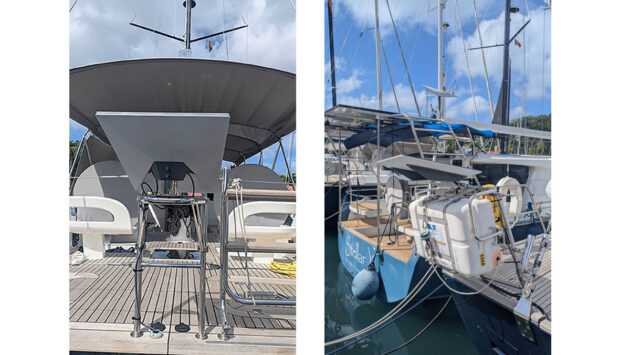 Starlink satellite communications gear aboard a yacht. Credit: The Cruising Association