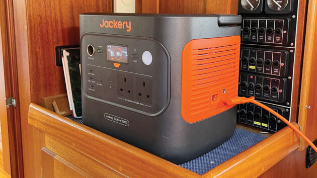 A portable power bank for a liveaboard yacht